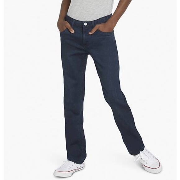 Levi's 511 Jeans Boys 10 Reg (25x25) Gray Slim Fit Adjustable Waist Tapered Leg - Picture 2 of 13